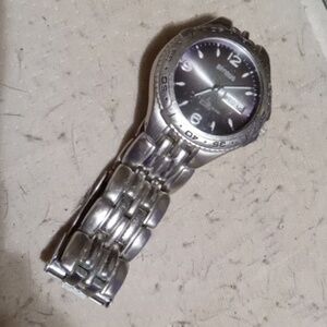 Men's Silver Benrus Water Resistant Watch